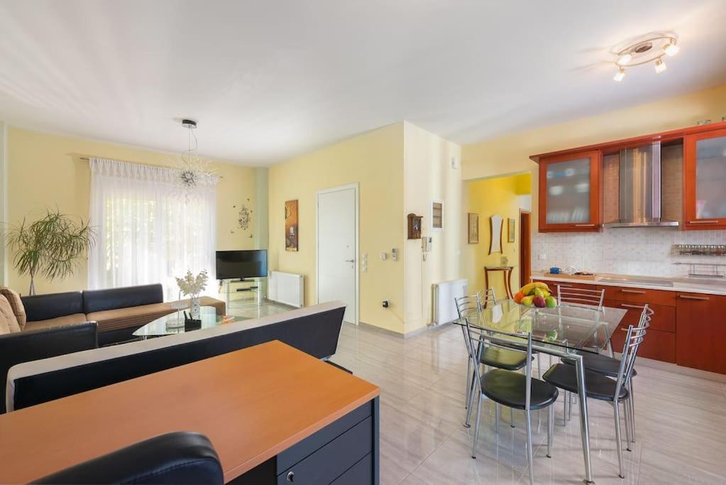 Greek Style Ground Floor Apartment & Pool Ялиссос Экстерьер фото