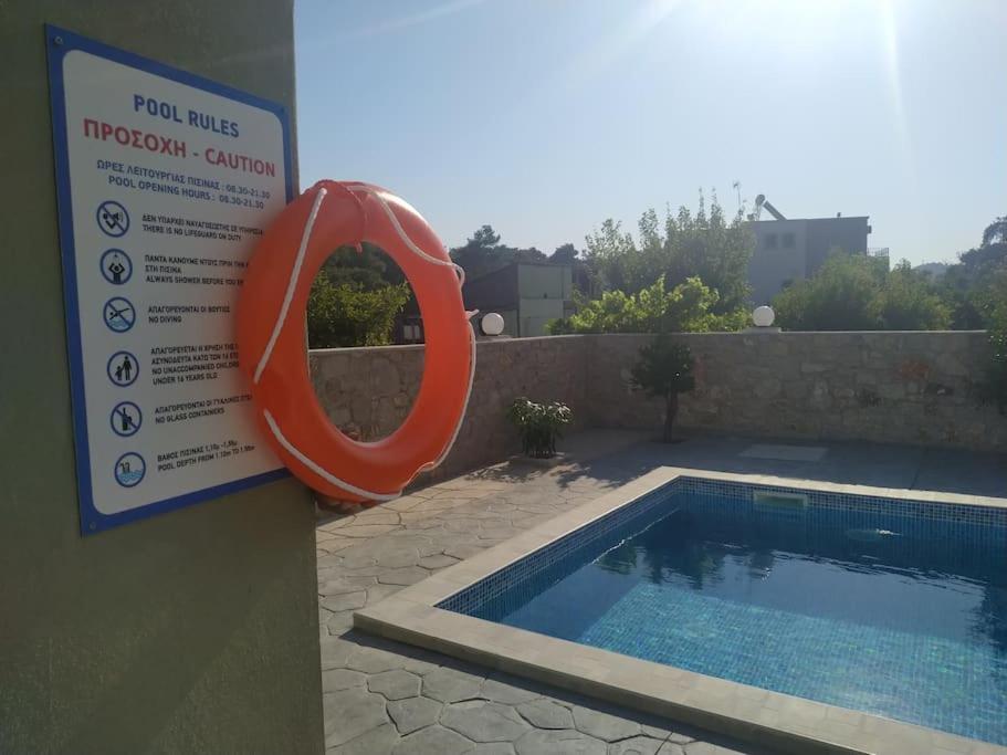 Greek Style Ground Floor Apartment & Pool Ялиссос Экстерьер фото