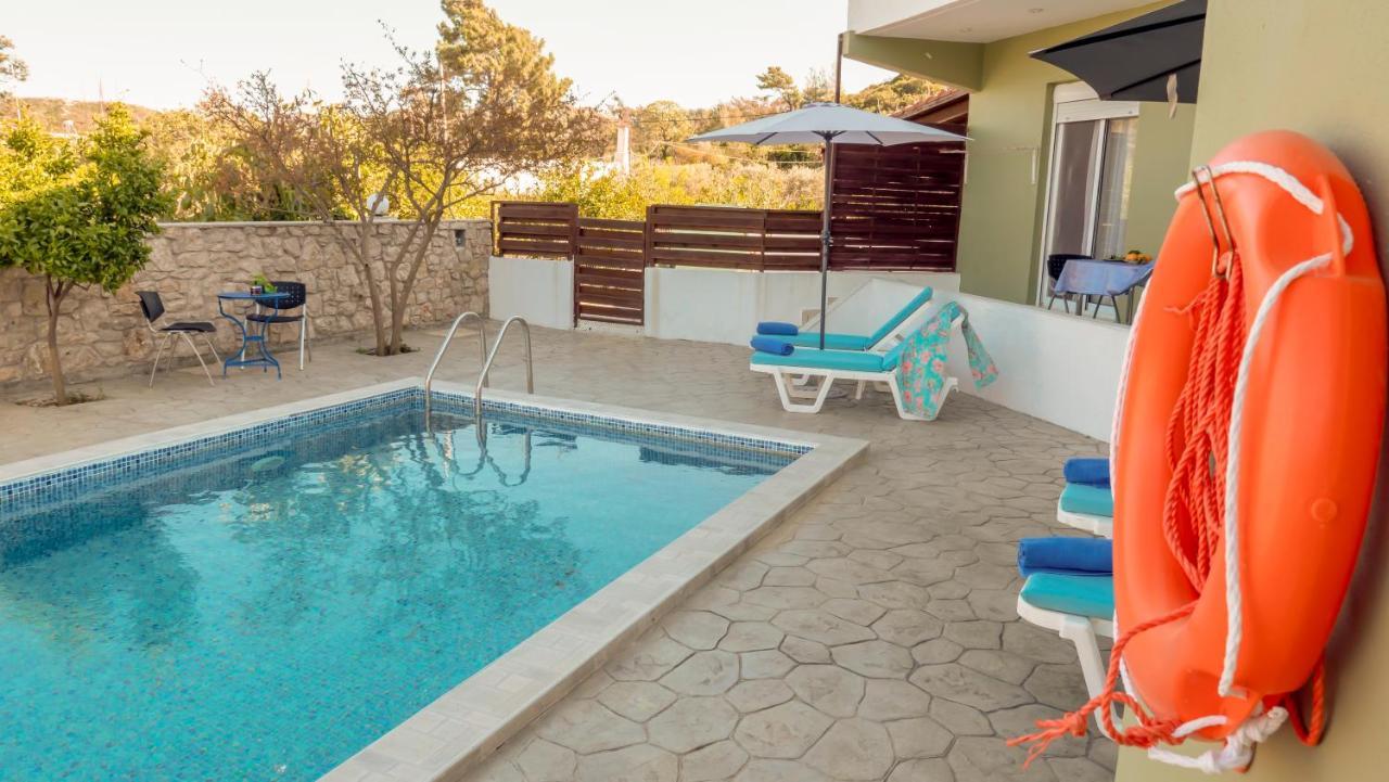 Greek Style Ground Floor Apartment & Pool Ялиссос Экстерьер фото