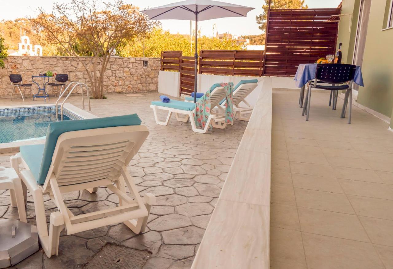 Greek Style Ground Floor Apartment & Pool Ялиссос Экстерьер фото